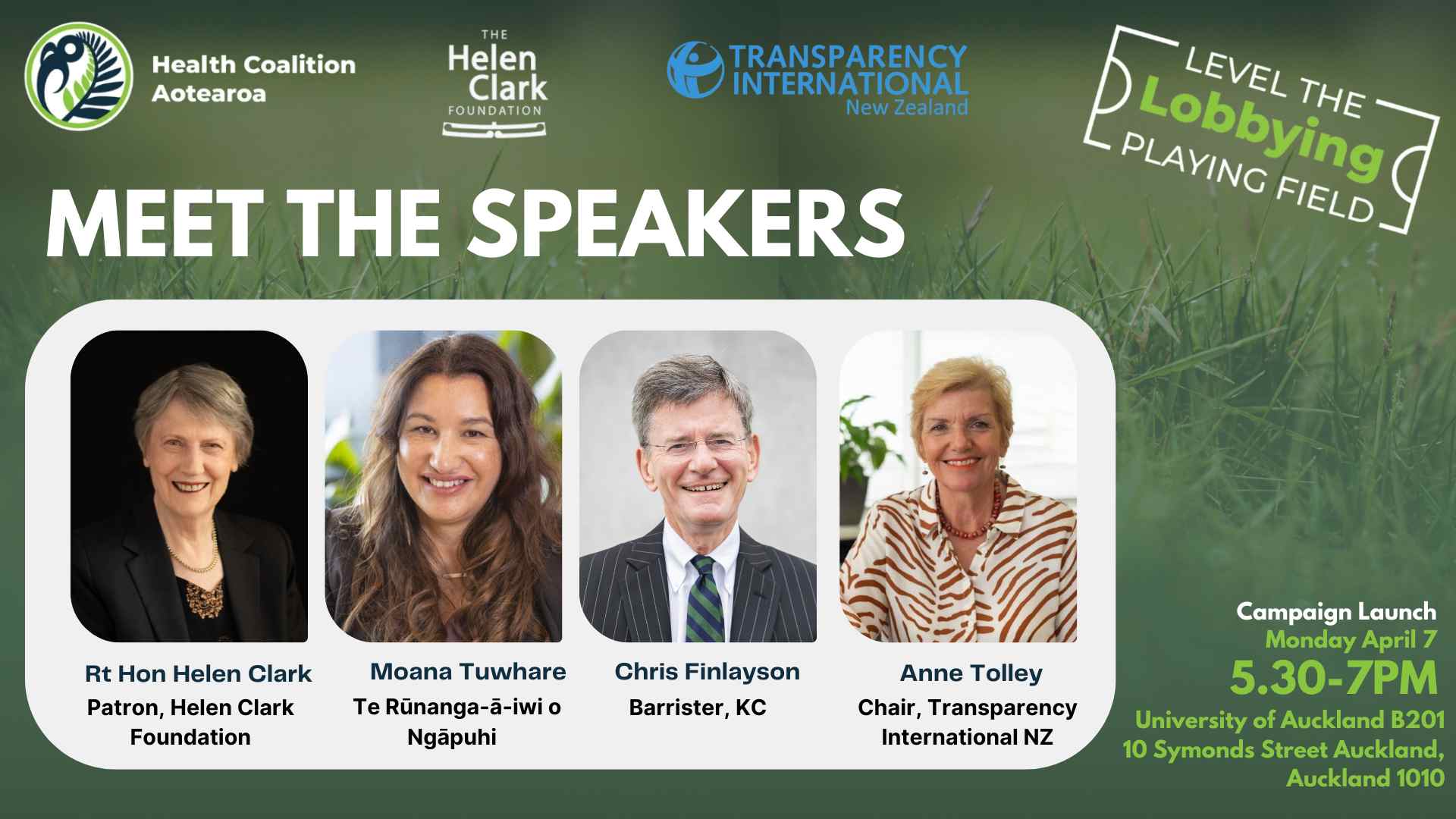 Level The Lobbying Playing Field campaign launch