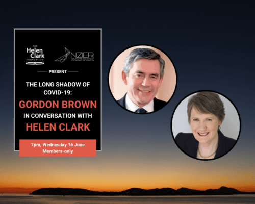 The Long Shadow of COVID-19: Gordon Brown in conversation with Helen Clark