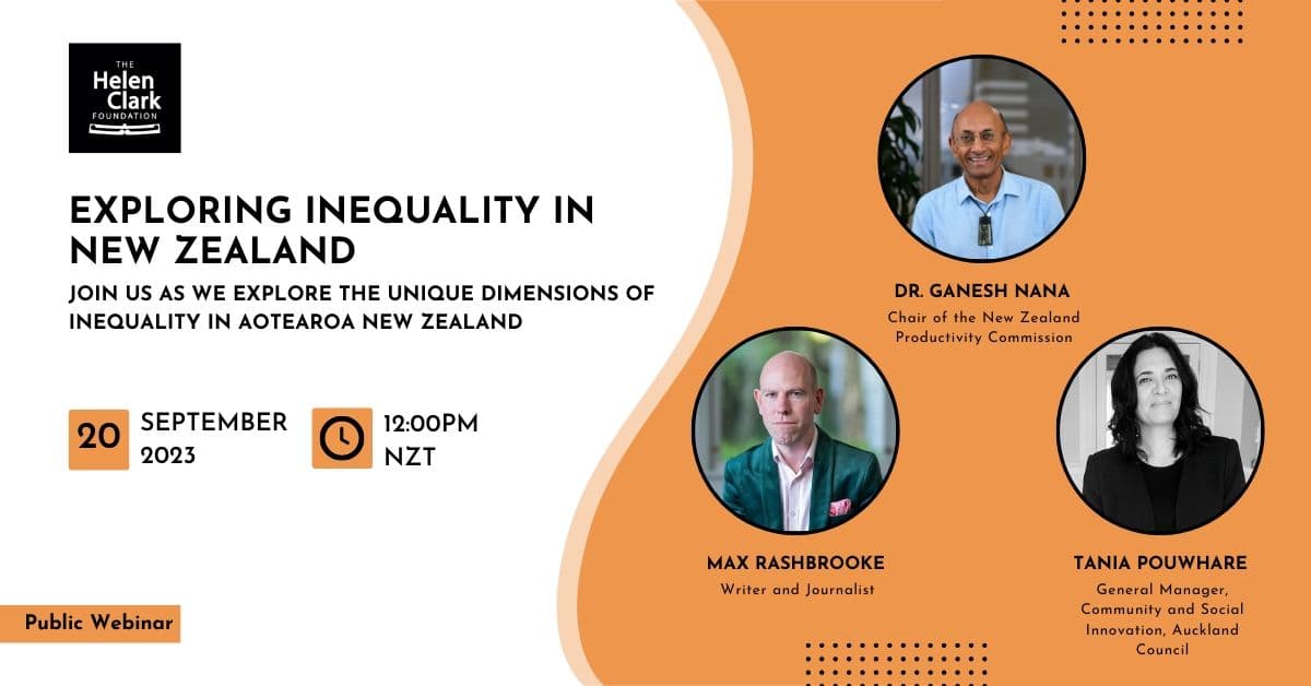 Webinar: Exploring inequality in New Zealand